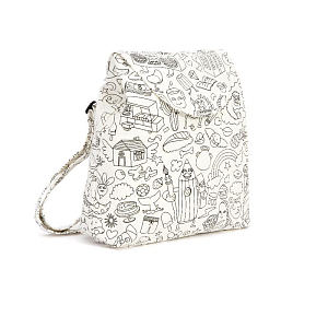 Рюкзак OMY "Sac a Dos a Colorier", белый