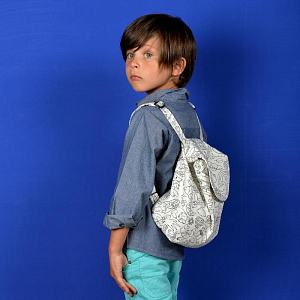 Рюкзак OMY "Sac a Dos a Colorier", белый