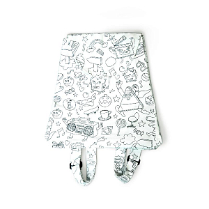 Рюкзак OMY "Sac a Dos a Colorier", белый