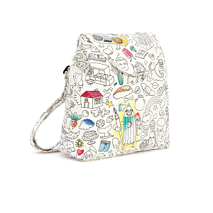 Рюкзак OMY "Sac a Dos a Colorier", белый