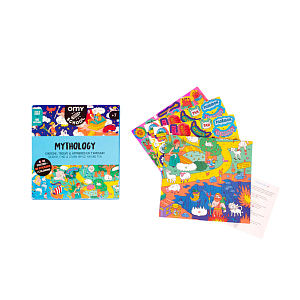 Постер-стикер с наклейками OMY "OMY School Multiplications", 68 х 48 см