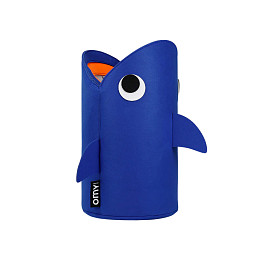 Корзина для хранения из фетра OMY "Sharky", синяя