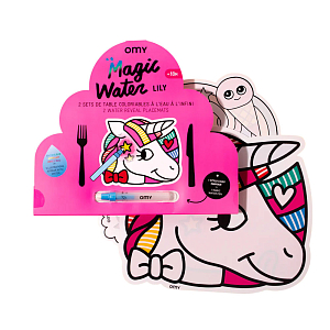 Плейсмат-раскраска водой OMY "Lily"