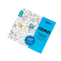 Постер-гигант для раскрашивания OMY "Cosmos", 70 х 100 см