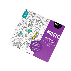 Постер-гигант для раскрашивания OMY "Magic", 70 х 100 см