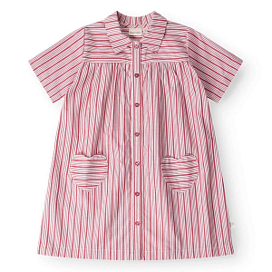 Платье на пуговицах That's Mine "Hea Classic Red", красные полоски