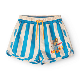 Шорты пляжные That's Mine "Lai Block Stripe Blue", голубые полоски