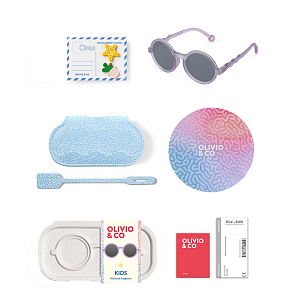 Солнцезащитные очки OLIVIO & CO "Лиловый коралл", лиловые