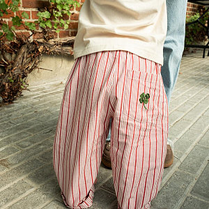 Брюки прямые Зэтс Майн (That's Mine) "Генри", красные полоски