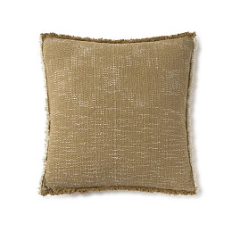 Подушка Лорена Каналс (Lorena Canals) "Этнос квадрат", охра, 45 х 45 см