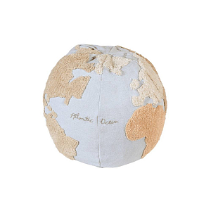 Подушка-пуф Лорена Каналс (Lorena Canals) "Глобус", 45 х 50 см