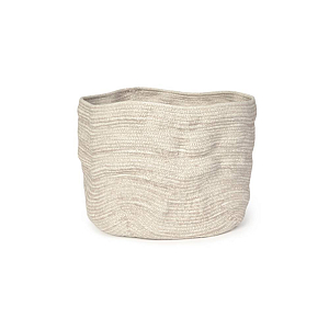 Корзина Лорена Каналс (Lorena Canals) "Точеный камень", натуральная, 30 х 25 см