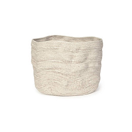 Корзина Лорена Каналс (Lorena Canals) "Точеный камень", натуральная, 30 х 25 см