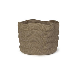 Корзина Лорена Каналс (Lorena Canals) "Точеный камень", коричневая, 30 х 25 см