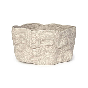 Корзина Лорена Каналс (Lorena Canals) "Точеный камень", натуральная, 45 х 25 см