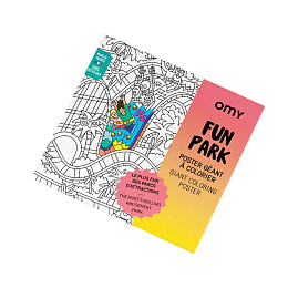 Постер-гигант для раскрашивания OMY "Fun Park", 70 х 100 см