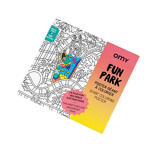 Постер-гигант для раскрашивания OMY "Fun Park", 70 х 100 см
