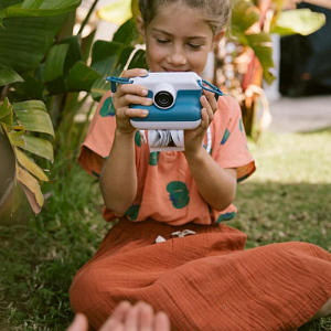 Камера с моментальной печатью КИДИВУЛЬФ (KIDYWOLF), красная