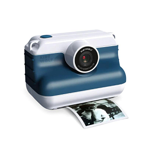 Камера с моментальной печатью КИДИВУЛЬФ (KIDYWOLF), синяя