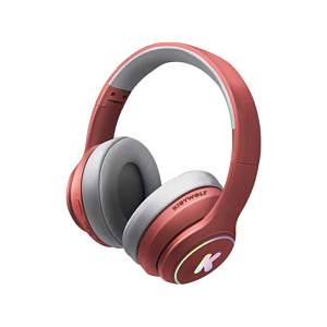 Наушники Bluetooth КИДИВУЛЬФ (KIDYWOLF), красные
