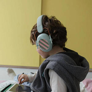 Наушники шумоподавления КИДИВУЛЬФ (KIDYWOLF), зеленые