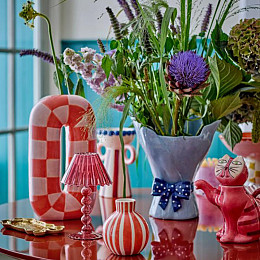 Ваза керамическая Bloomingville "Belivia", голубая