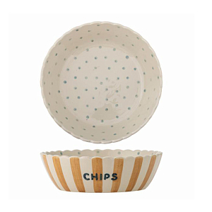 Миска керамическая Bloomingville "Chip", карамельная, 2,8 л