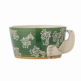 Миска керамическая Bloomingville "Hezha", зеленый микс, 460 мл