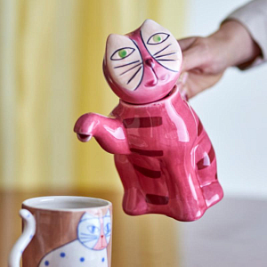 Чайник керамический Bloomingville "Missy", котенок, 500 мл