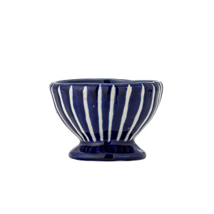 Миска керамическая Bloomingville "Nini", синяя, 170 мл