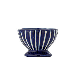 Миска керамическая Bloomingville "Nini", синяя, 170 мл