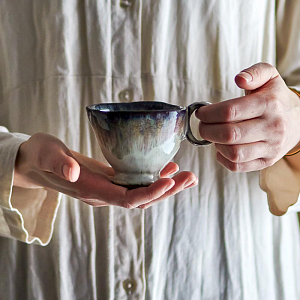 Кружка керамическая Bloomingville "Imogen", мульти микс, 175 мл