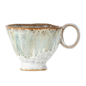 Кружка керамическая Bloomingville "Imogen", зеленая, 175 мл