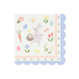 Салфетки Мери Мери (Meri Meri) "Пасхальный кролик", маленькие