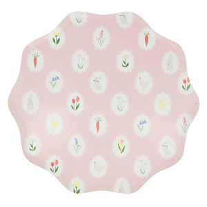 Тарелки Мери Мери (Meri Meri) "Пасхальная камея", большие