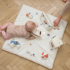 Игровой коврик Кам Кам Копенгаген (Cam Cam Copenhagen) "Винтажные Игрушки", кремовый, 80 х 80 см