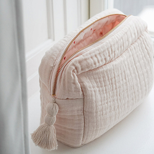 Несессер муслиновый Кам Кам Копенгаген (Cam Cam Copenhagen) "Жемчужная Ракушка", 25 х 15 см