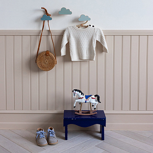 Набор крючков в виде облака Кам Кам Копенгаген (Cam Cam Copenhagen), 3 шт, серый