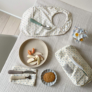 Набор тарелок из силикона Кам Кам Копенгаген (Cam Cam Copenhagen) "Земля", 2 шт, кофейный микс