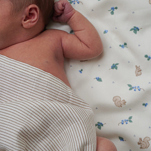 Пеленка Кам Кам Копенгаген (Cam Cam Copenhagen) "Карамельные Полоски", 120 x 120 см