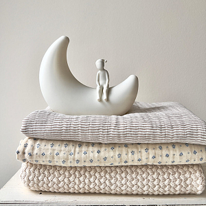 Пеленка Кам Кам Копенгаген (Cam Cam Copenhagen) "Карамельные Полоски", 120 x 120 см