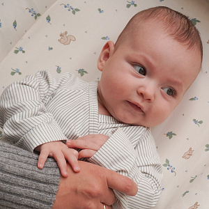 Кокон-гнездышко Кам Кам Копенгаген (Cam Cam Copenhagen) "Черника", молочный