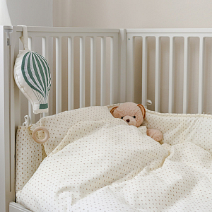 Бортик для детской кроватки Кам Кам Копенгаген (Cam Cam Copenhagen) "Рябина", кремовый