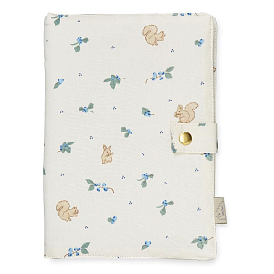 Обложка для медицинской книги Кам Кам Копенгаген (Cam Cam Copenhagen) "Черника", молочная