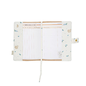 Обложка для медицинской книги Кам Кам Копенгаген (Cam Cam Copenhagen) "Черника", молочная