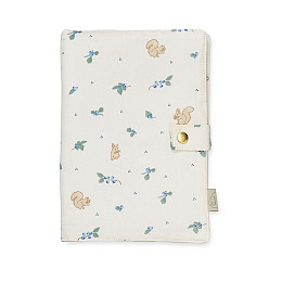 Обложка для медицинской книги Кам Кам Копенгаген (Cam Cam Copenhagen) "Черника", молочная