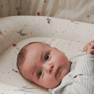 Бортик для детской кроватки Кам Кам Копенгаген (Cam Cam Copenhagen) "Карусель", кремовый