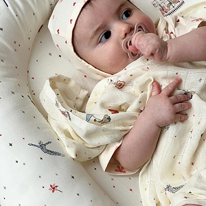 Кокон-гнездышко Кам Кам Копенгаген (Cam Cam Copenhagen) "Карусель", кремовый