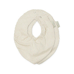 Нагрудник из джерси Кам Кам Копенгаген (Cam Cam Copenhagen) "Карамельные Полоски", 2 шт, бежевый