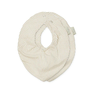 Нагрудник из джерси Кам Кам Копенгаген (Cam Cam Copenhagen) "Карамельные Полоски", 2 шт, бежевый